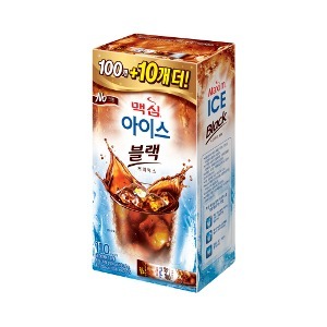 맥심 아이스 블랙 커피믹스 100T+10T