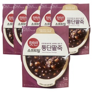 CJ 비비고 통단팥죽 280g x6개