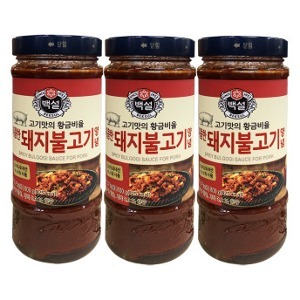 CJ제일제당 백설 매콤한 돼지불고기 양념 500g x3개