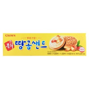 크라운 땅콩샌드 70g x24개(1박스)